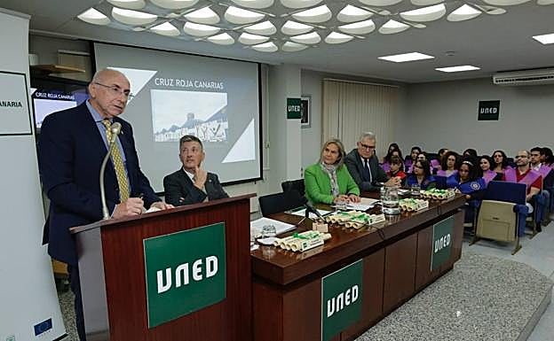 Acto de apertura del curso de la Uned. 