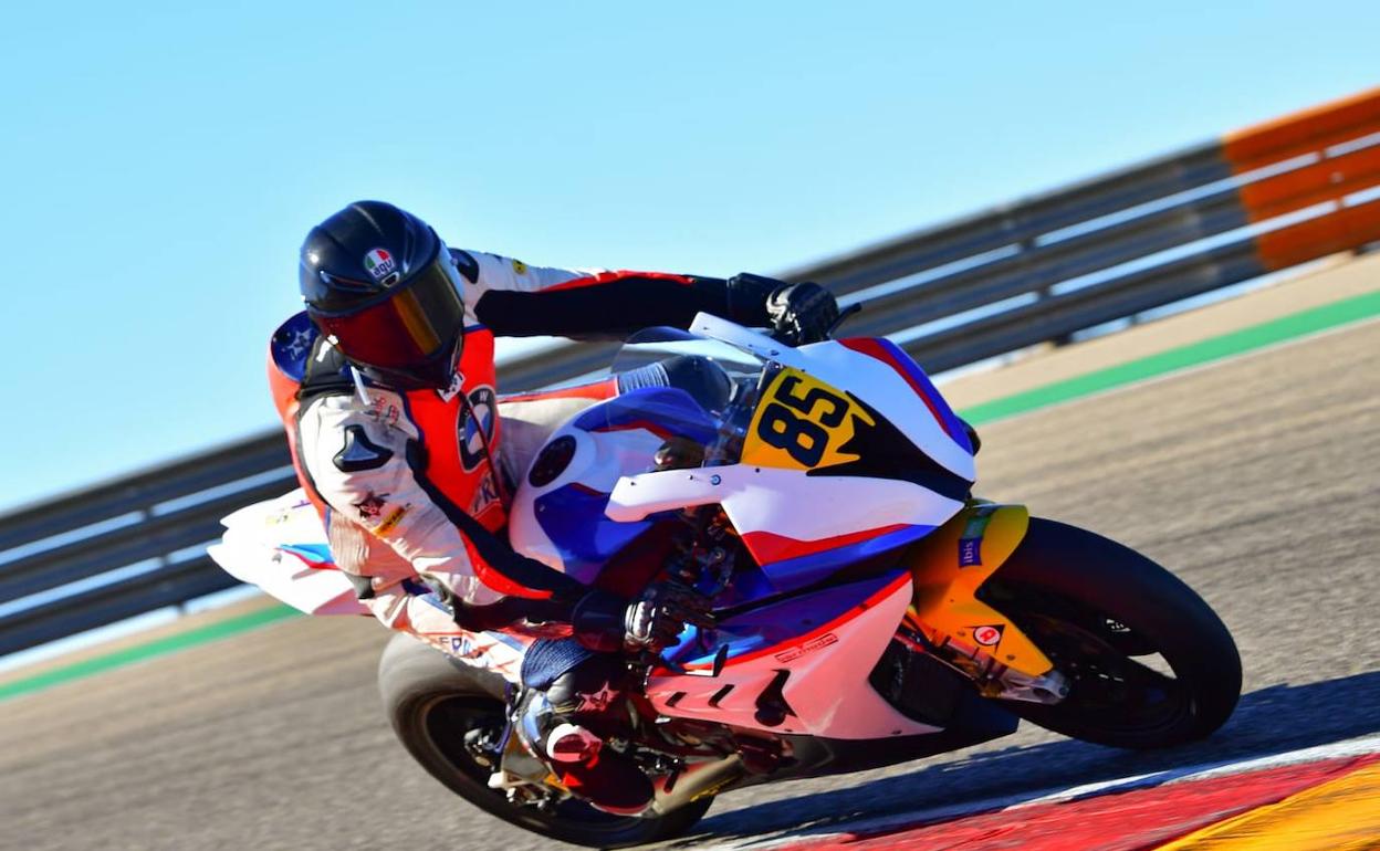 Abián Santana, durante la carrera celebrada en Portugal el pasado fin de semana.