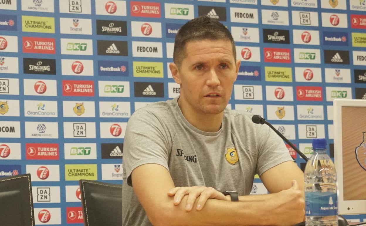 Jaka Lakovic confía en que el Granca siga en buena línea. 