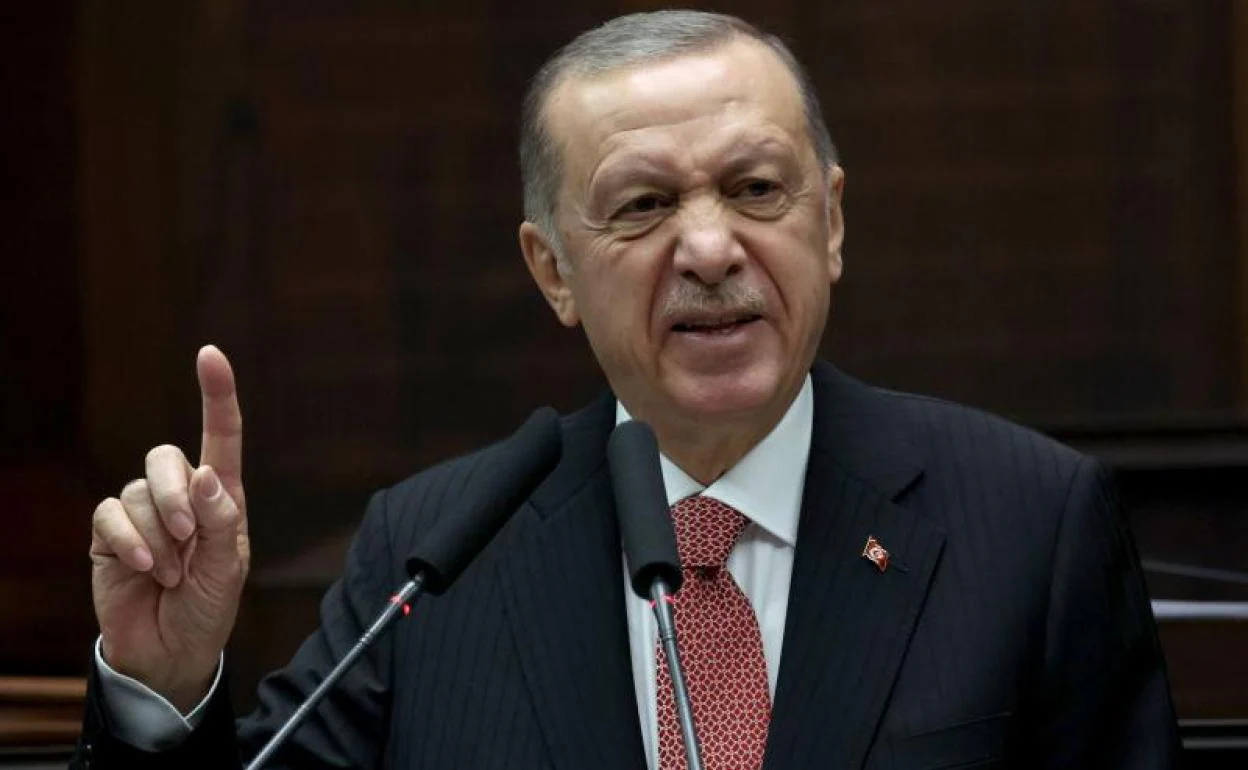 El presidente turco, Recep Tayyip Erdogan, este miércoles en Ankara. 