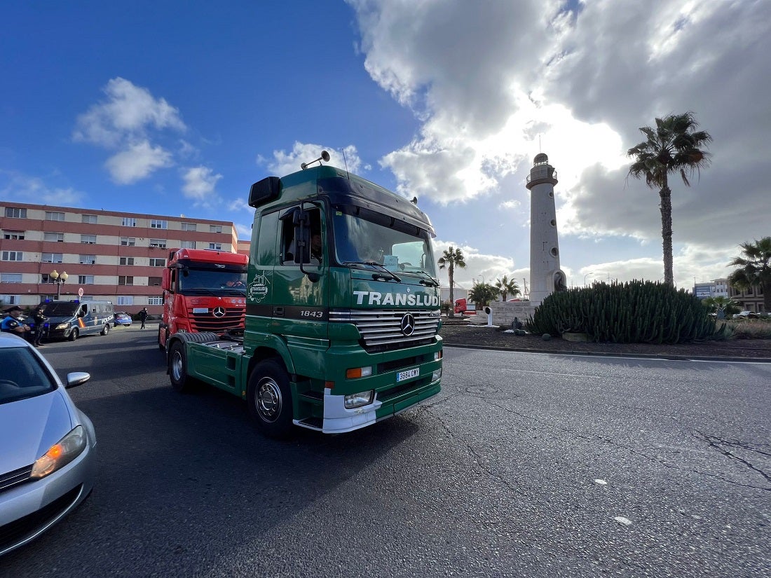 Fotos: La protesta de los transportistas, en imágenes