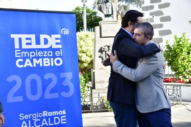 Fotos: Manuel Dominguez apoya a Sergio Ramos en su candidatura como alcalde de Telde
