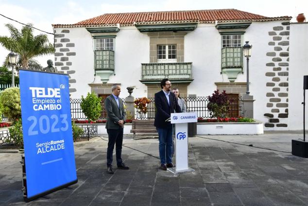 Fotos: Manuel Dominguez apoya a Sergio Ramos en su candidatura como alcalde de Telde