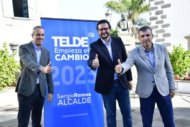 Fotos: Manuel Dominguez apoya a Sergio Ramos en su candidatura como alcalde de Telde