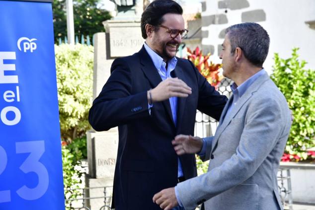 Fotos: Manuel Dominguez apoya a Sergio Ramos en su candidatura como alcalde de Telde