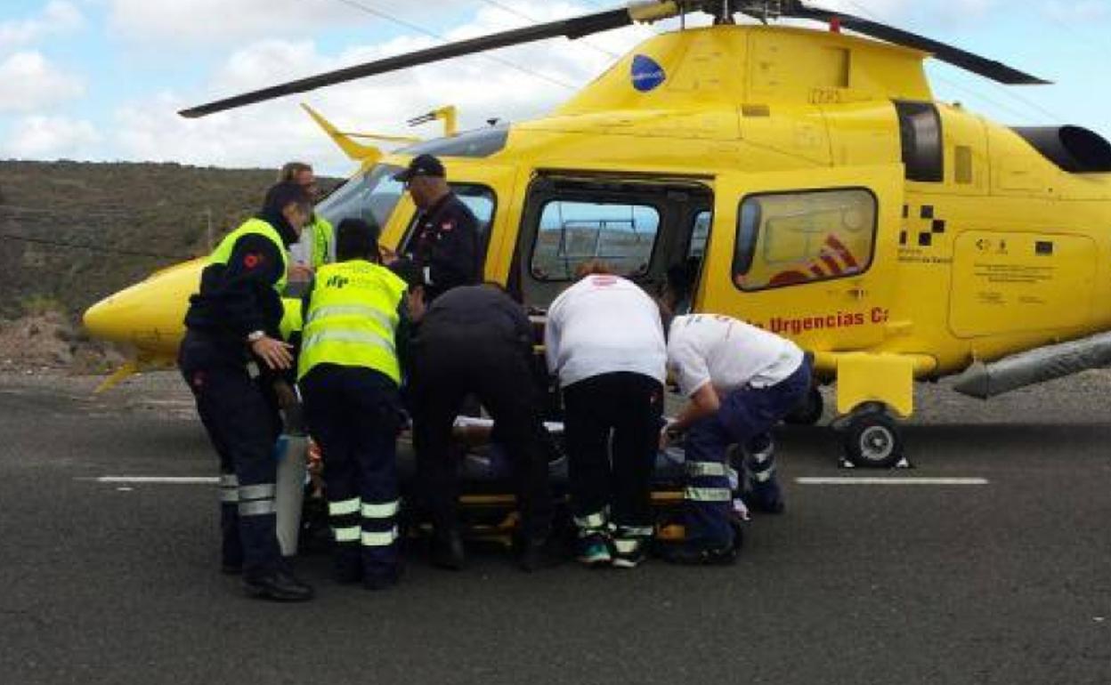 Imagen de archivo de un helicóptero del SUC. 