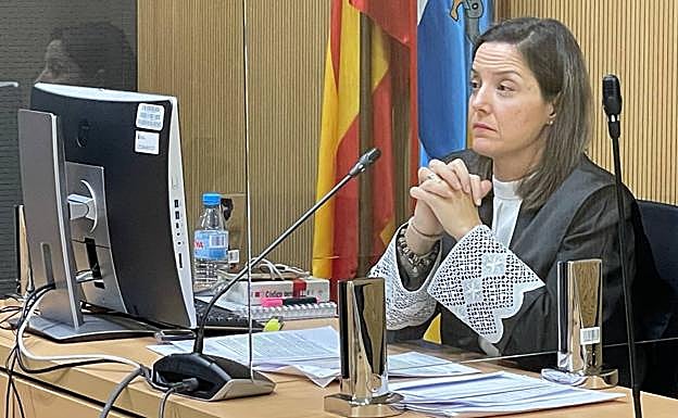 La fiscal Elena Herrera. 