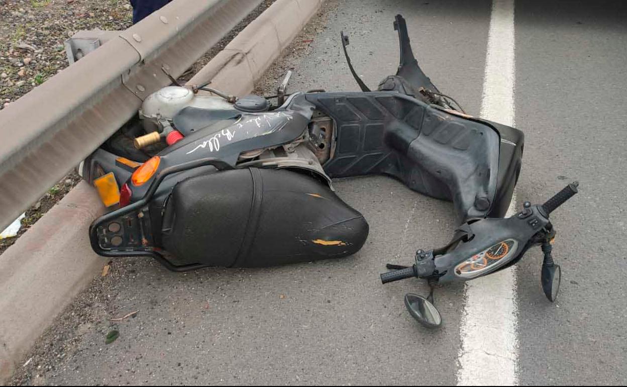 Imagen del suceso este lunes. 