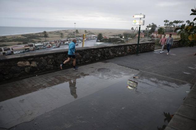 Jornada de lluvia y frío en Gran Canaria. 