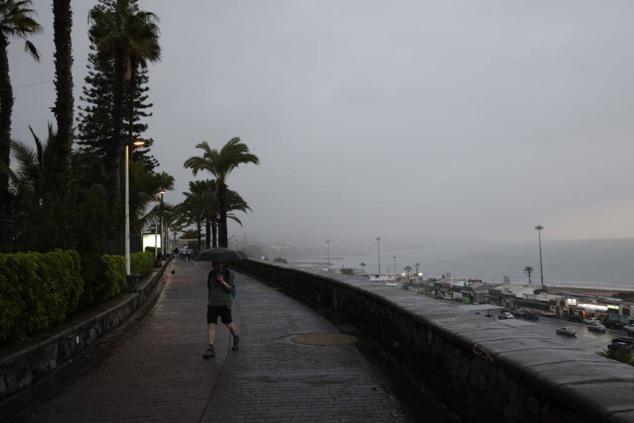 Jornada de lluvia y frío en Gran Canaria. 