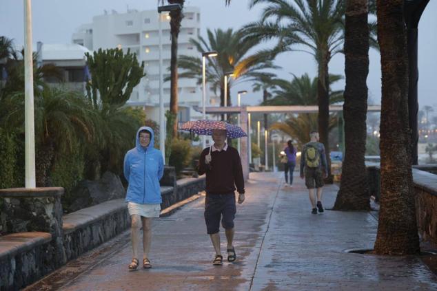 Jornada de lluvia y frío en Gran Canaria. 