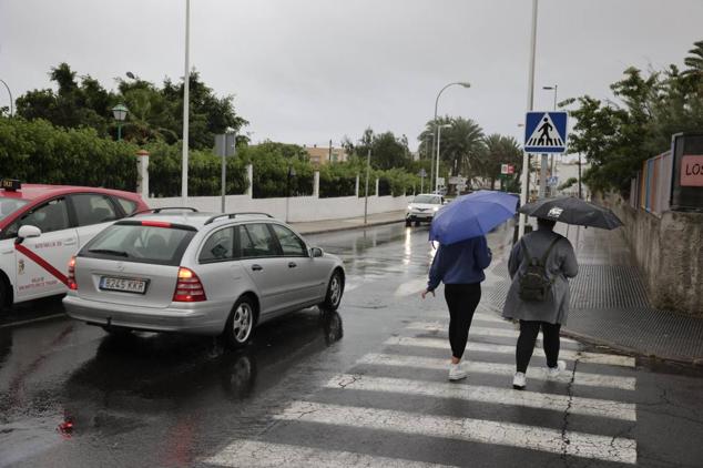 Jornada de lluvia y frío en Gran Canaria. 