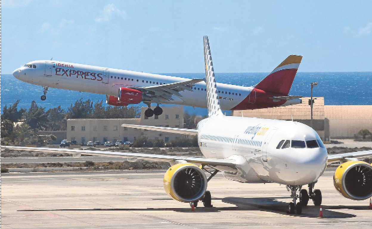 Los vuelos entre islas, con la península y países europeos quedan al margen hasta 2030.