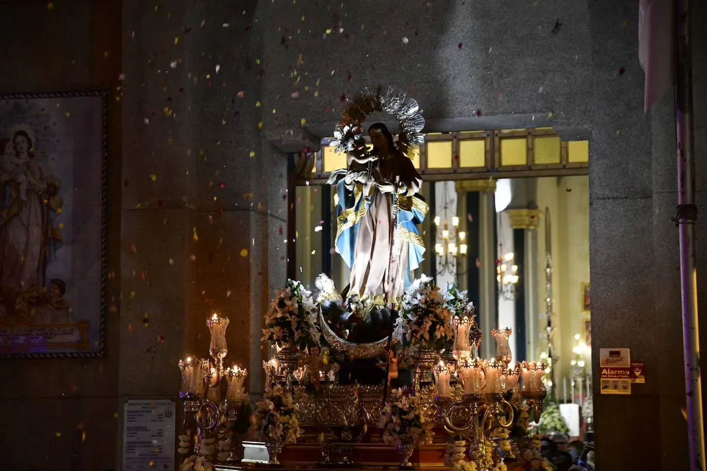 Fotos: El Puerto conmemora el 225 aniversario de la llegada de la virgen a la parroquia