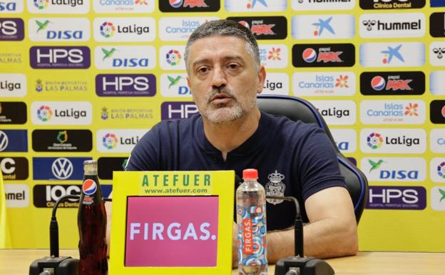 El entrenador de la UD es consciente del potencial del Albacete, pese a que esté no en su mejor momento. 