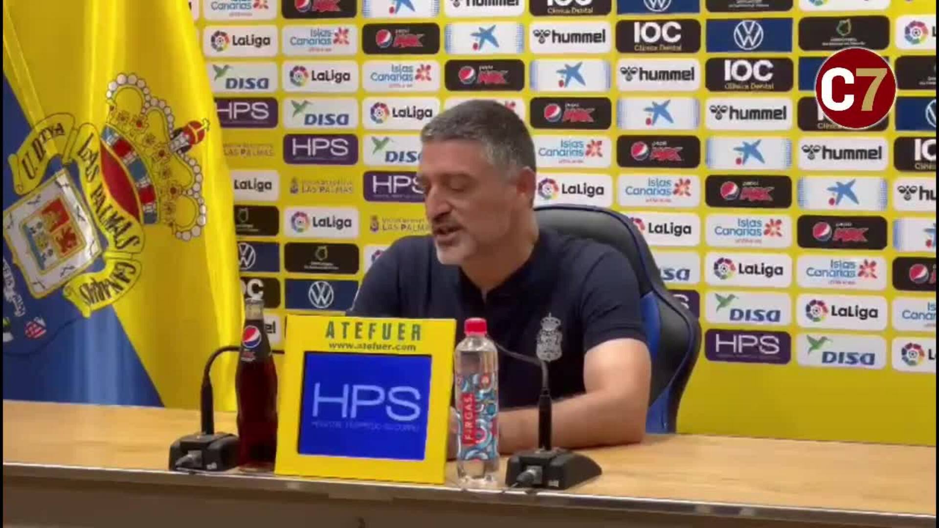 García Pimienta, en rueda de prensa antes del partido contra el Albacete 