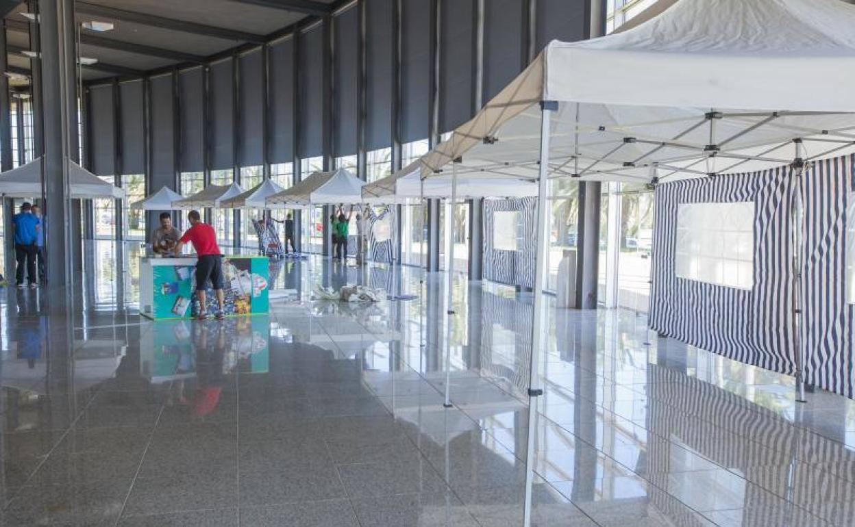 Imagen de archivo del interior de Expomeloneras. 