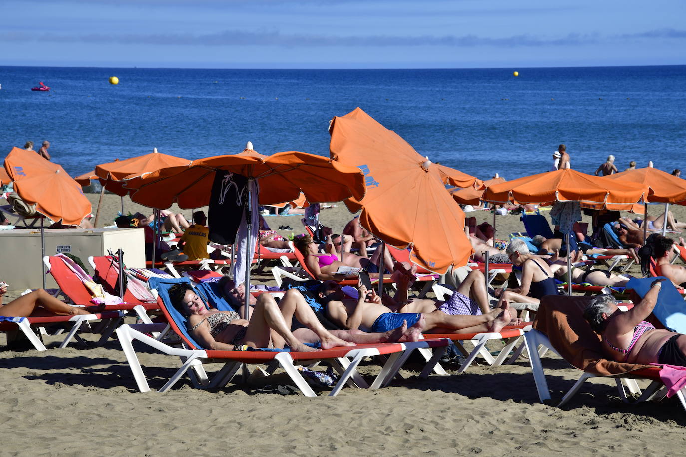 Foto: Maspalomas presume de sol a las puertas del invierno