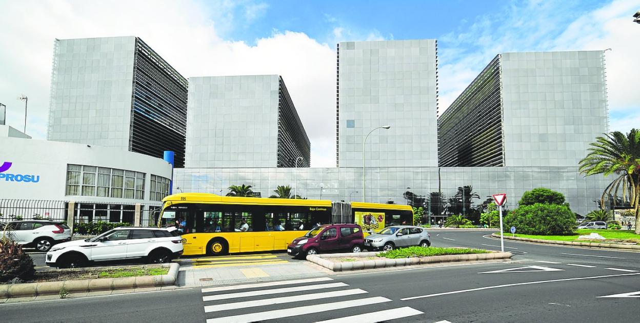 Imagen de la Ciudad de la Justicia, situada en la Vega de San José. 
