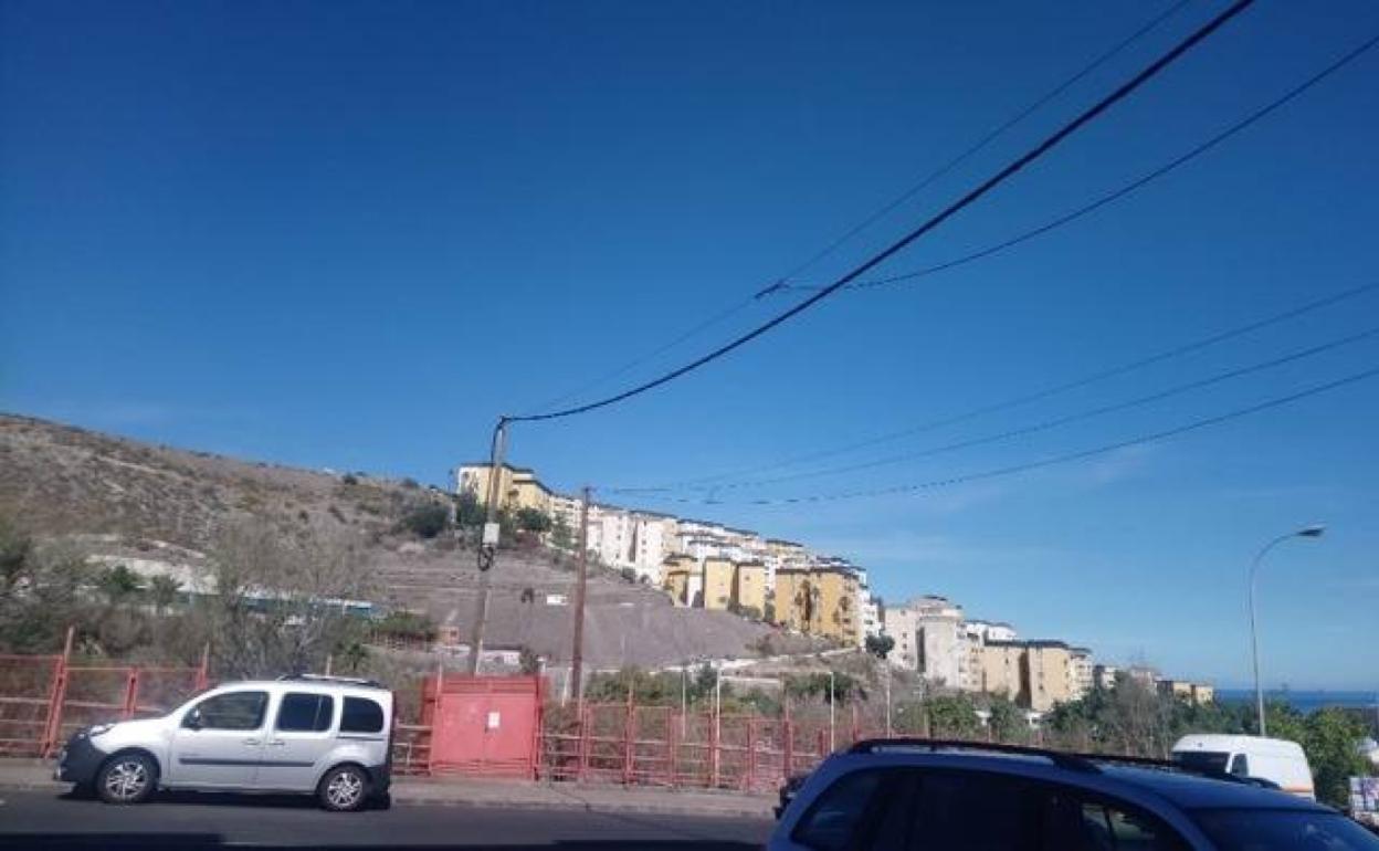 Algunos de los cables en malas condiciones. 