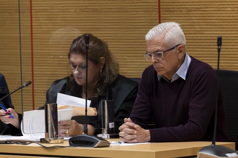 El procesado Federico Antonio E.M., en el juicio. 