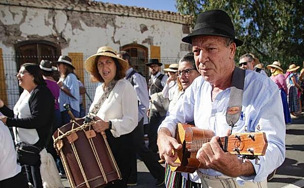 Los romeros tenían ganas después de dos años sin fiestas por la pandemia. 