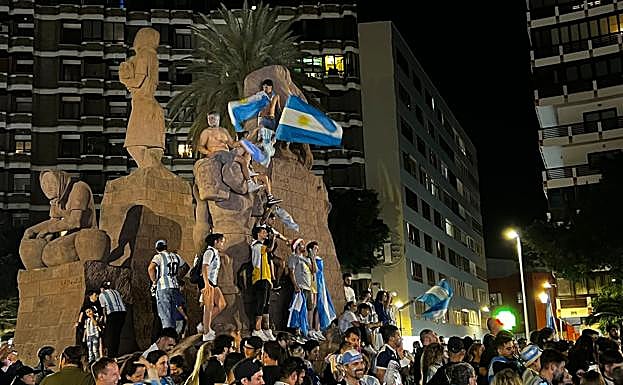 Imagen de un momento de la celebración. 