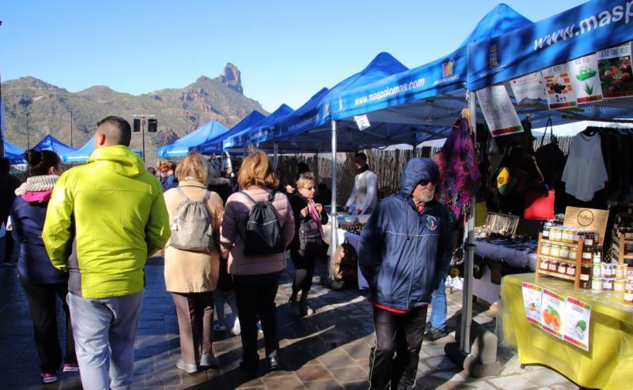 Imagen de 2019 de la Fiesta del Almendro de Tejeda. 