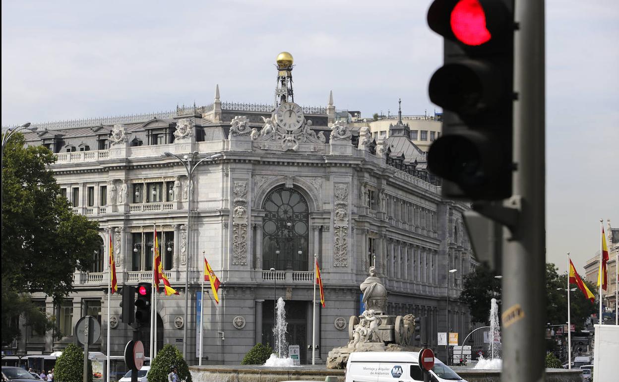 Sede central del Banco de España en Madrid.