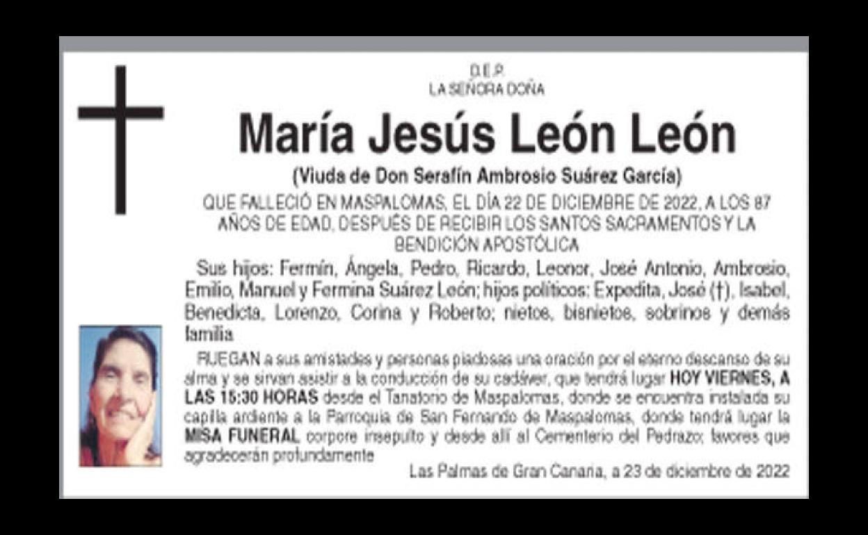 María Jesús León León