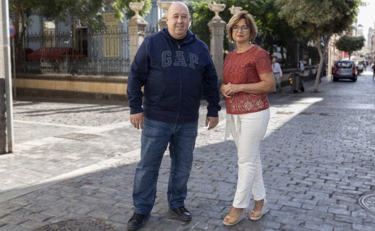 Juanfran Senabre y Encarna Galván. 