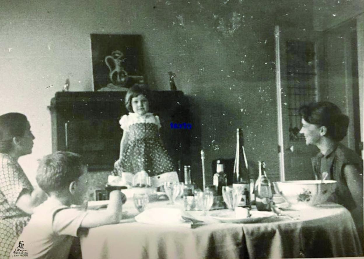 Casares y Camus en casa de los Negrín