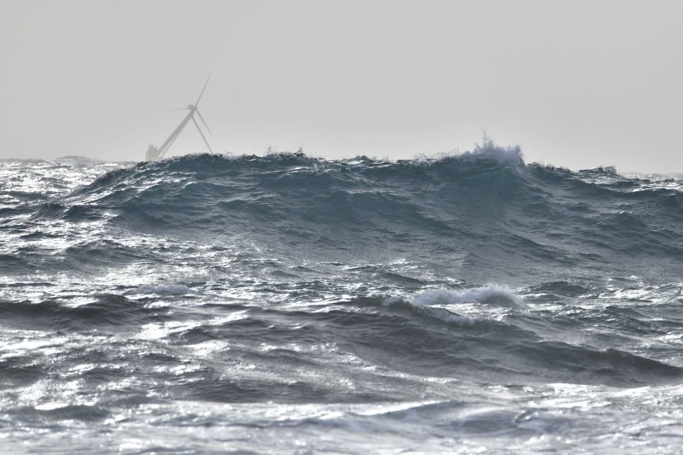 Fotos: El viento se deja sentir con fuerza