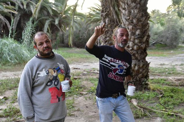 Fotos: El desalojo de una quincena de sintechos, en imágenes