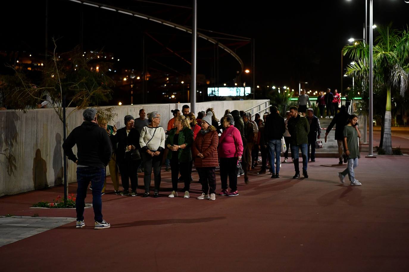 Ensayo representación «La Pasión de Cristo» por vecinos de Tamaraceite