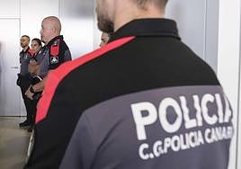 Imagen de archivo de agentes de la Policía Canaria.