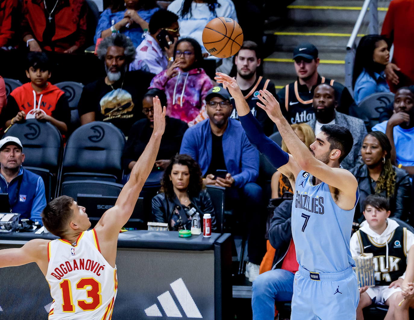 Aldama, en plena acción.