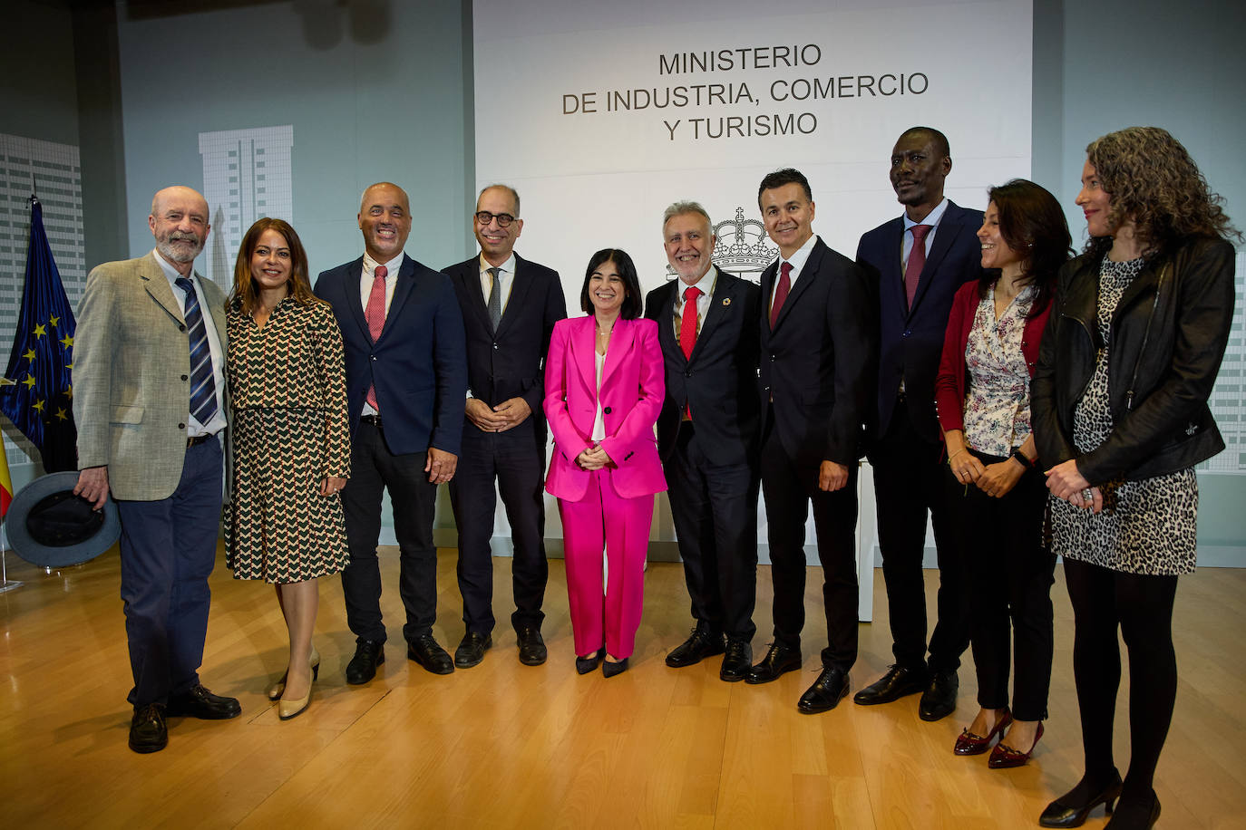 Toma de posesión del nuevo ministro de Turismo, Héctor Gómez