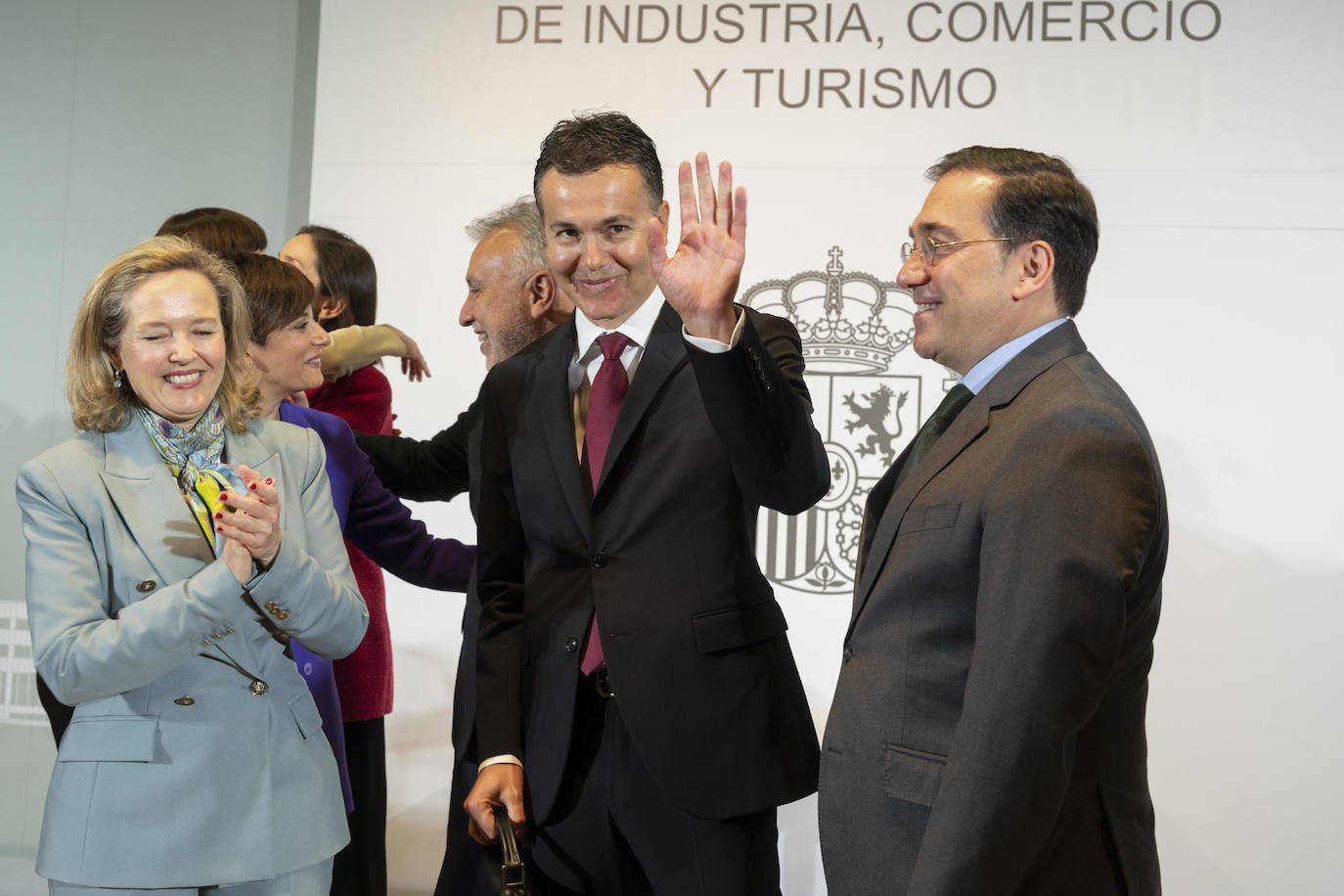 Toma de posesión del nuevo ministro de Turismo, Héctor Gómez
