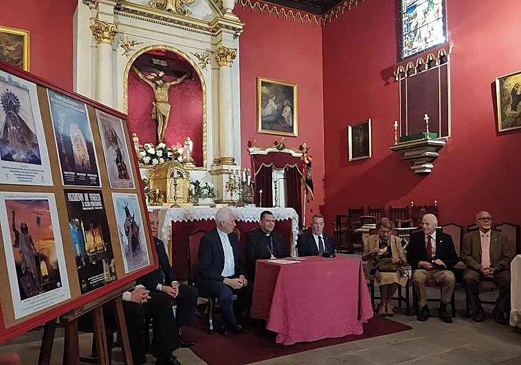 Un momento de la presentación del programa de la Semana Santa en Vegueta y Triana.