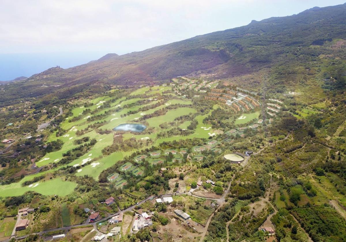 Así sería el ecoresort que se quiere construir en La Palma.