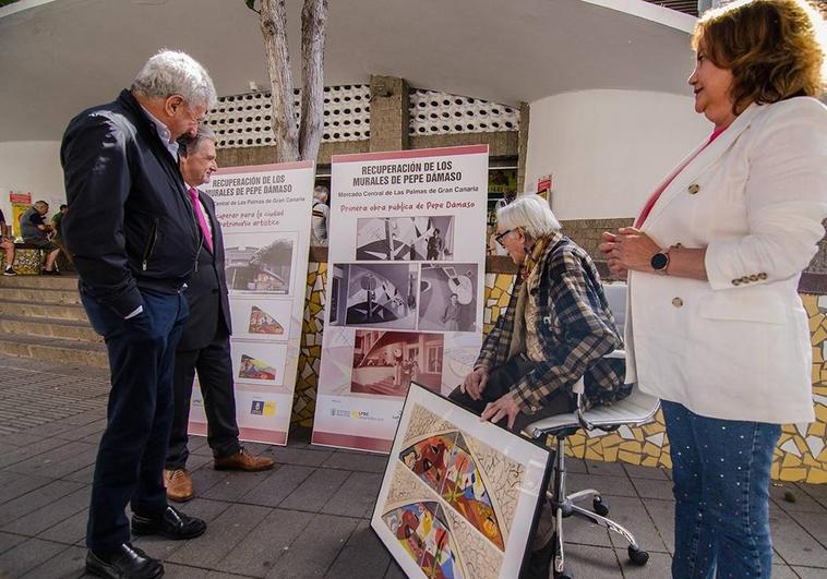 La entrada del Mercado Central recuperará los murales de Pepe Dámaso