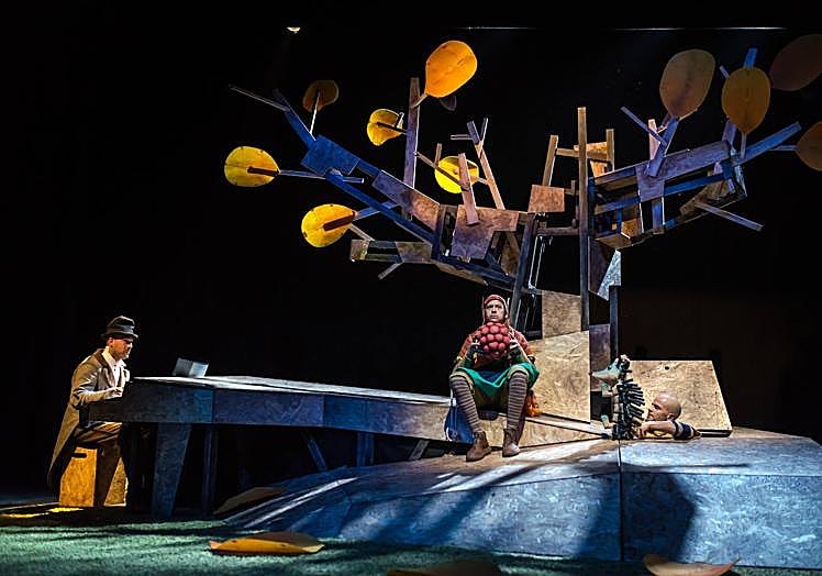 Una imagen del montaje de la compañía La Baldufa.