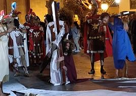 Imagen de la representación del Auto de la Pasión.