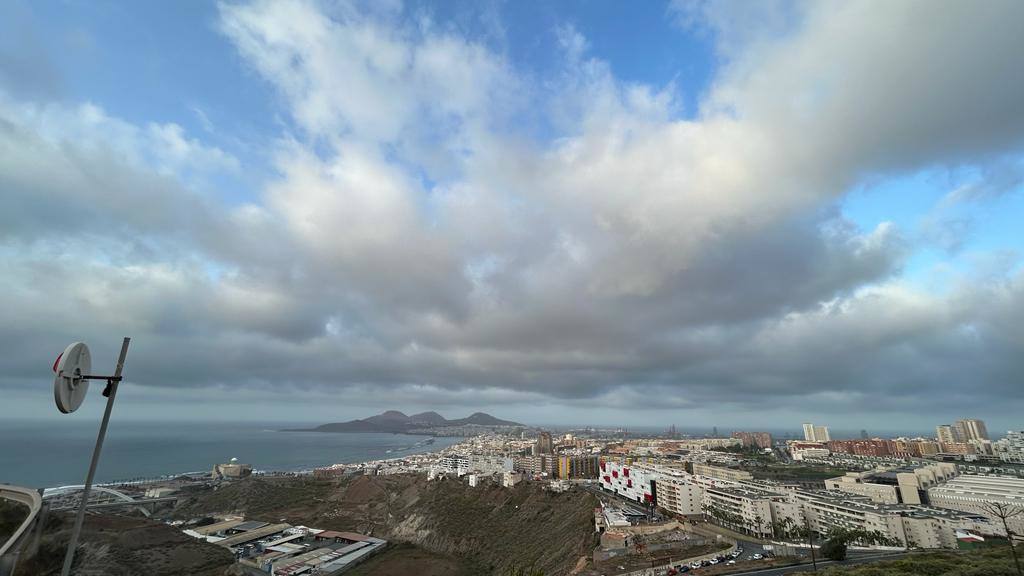 Imagen de archivo de nubosidad al Norte de Gran Canaria.