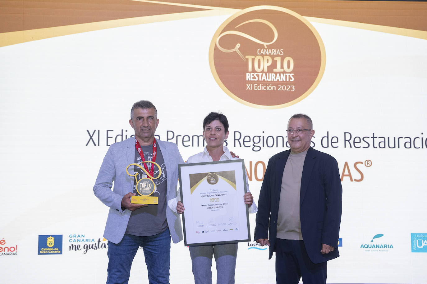 XI Gala de premios a los mejores de la restauración de Las guías «Qué Bueno Canarias»