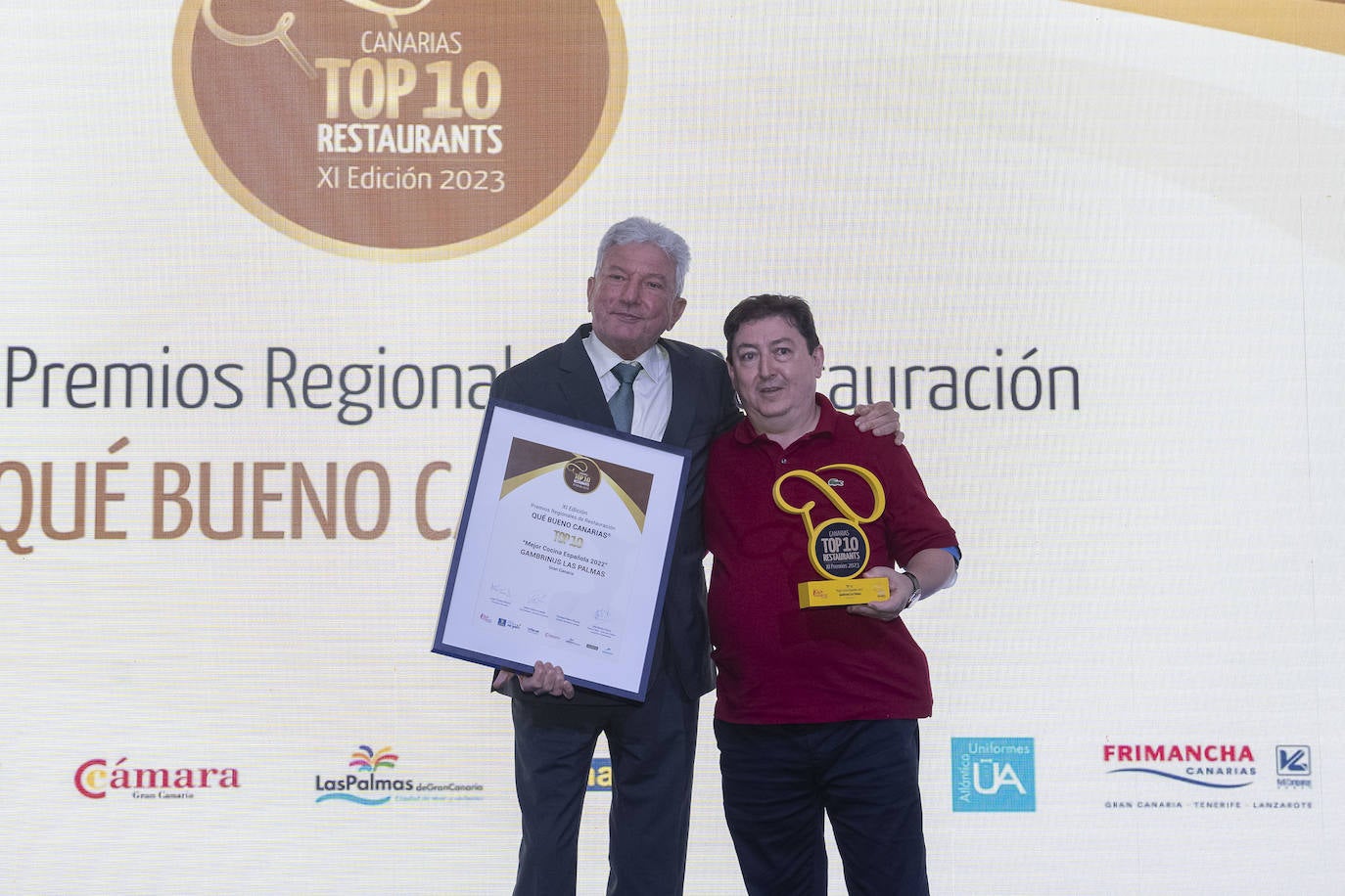 XI Gala de premios a los mejores de la restauración de Las guías «Qué Bueno Canarias»