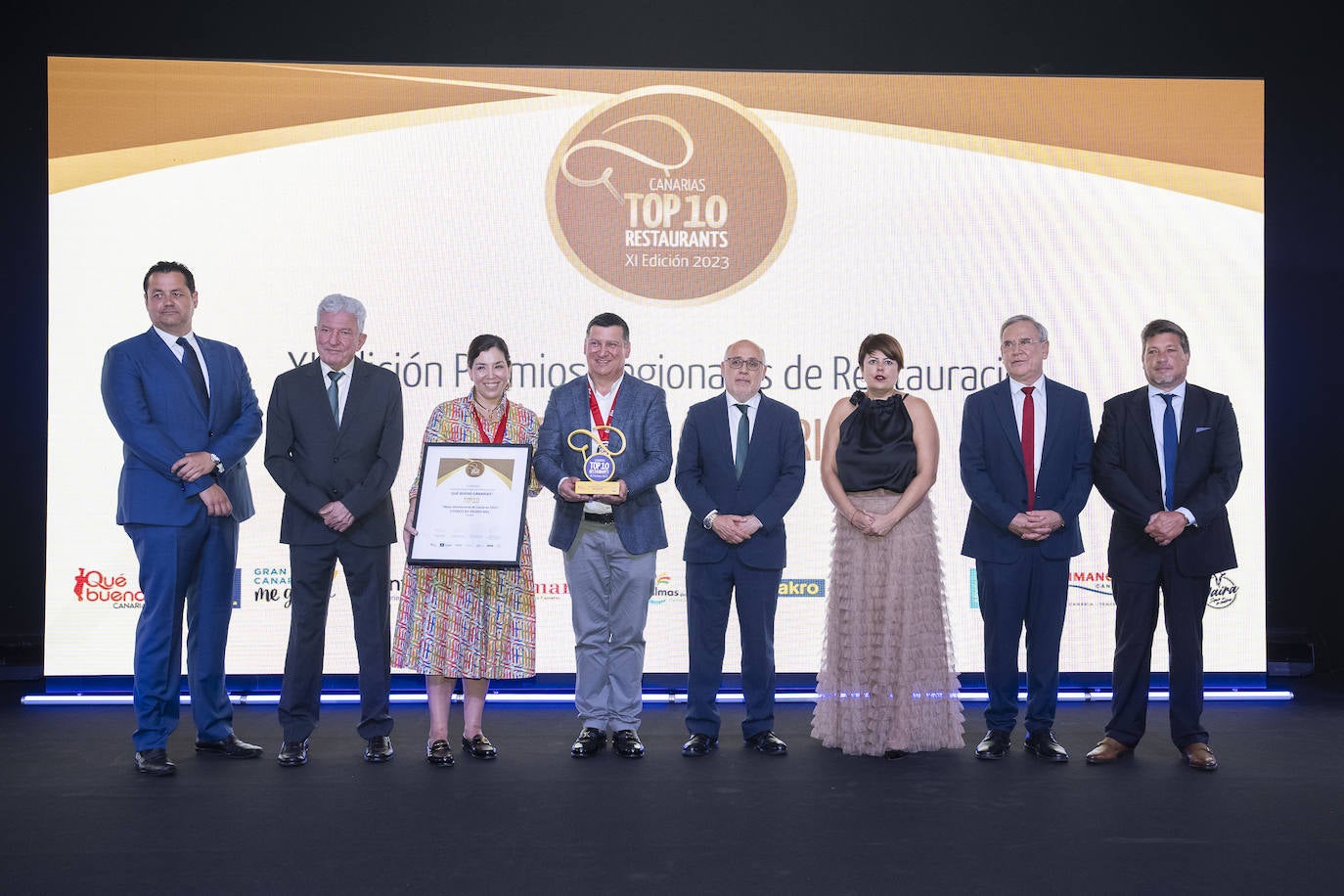 XI Gala de premios a los mejores de la restauración de Las guías «Qué Bueno Canarias»