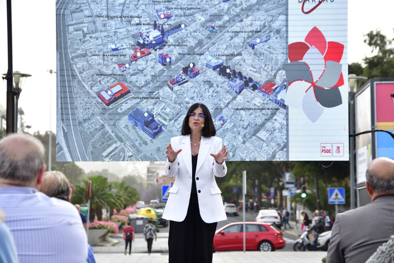 Carolina Darias lanza sus compromisos para la capital grancanaria