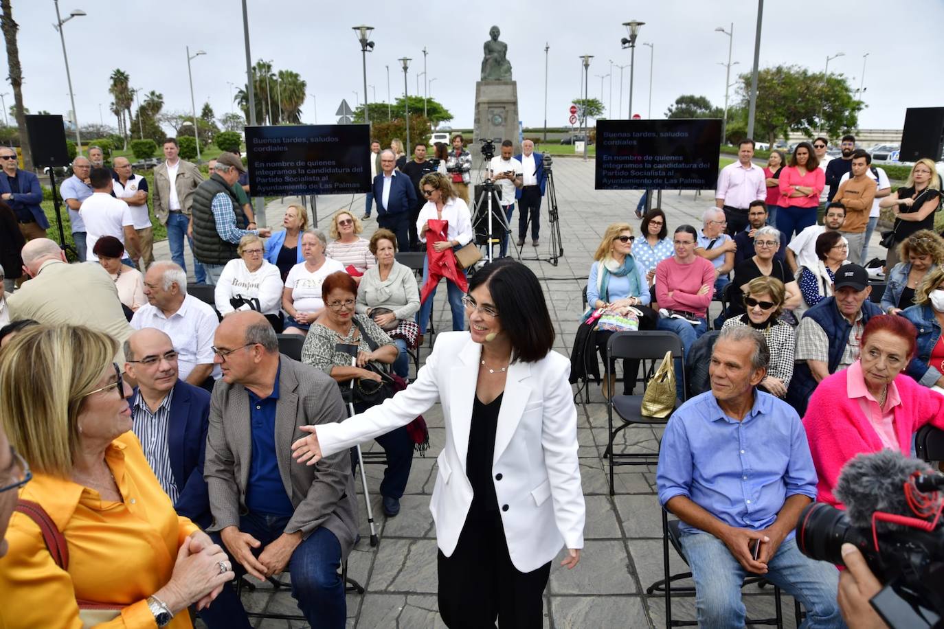 Carolina Darias lanza sus compromisos para la capital grancanaria